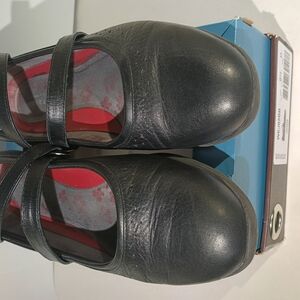 Aravon/New Balance Jodi MarybJane Black Leather Shoes.Gently Used 9.5 D In Box
